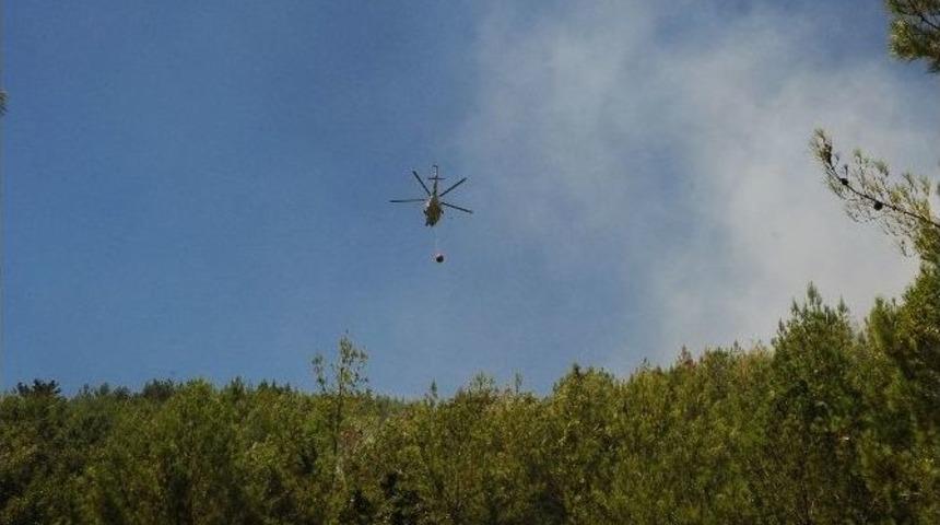 Alanya&rsquo;daki Orman Yangını Kontrol Altına Alındı