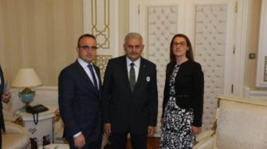 Karadağ&rsquo;dan Başbakan Binalı Yıldırım&rsquo;a Ziyaret