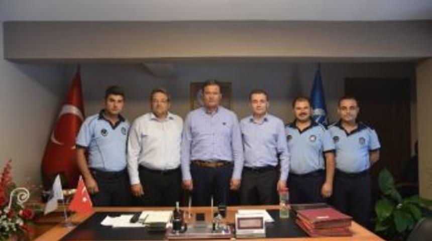 B&uuml;y&uuml;kşehir Zabıtasından Yunusemre Zabıtasına Ziyaret