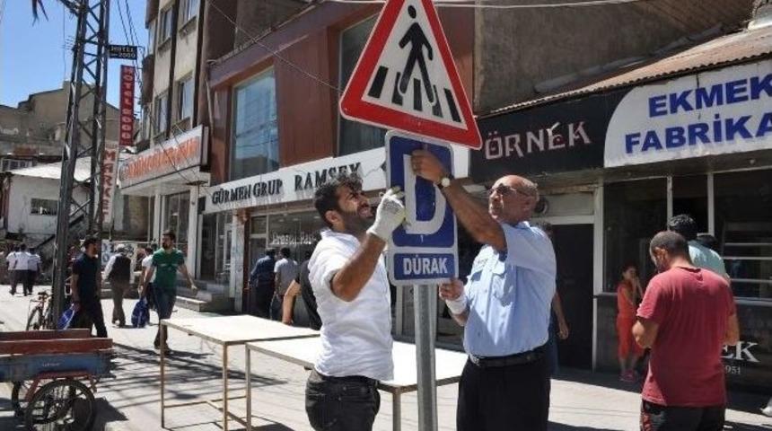 Y&uuml;ksekova&rsquo;da Trafik D&uuml;zenlemesi