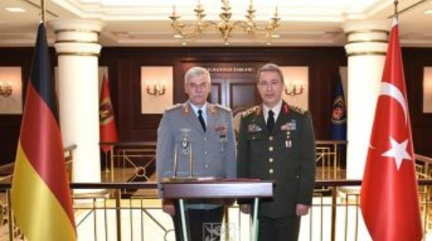 Genelkurmay Başkanı Orgeneral Akar&rsquo;a Alman Konuk