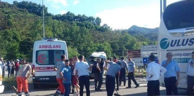 Giresun’un Görele İlçesindeki Trafik Kazasında Yaralı Sayısı 24’e Yükseldi