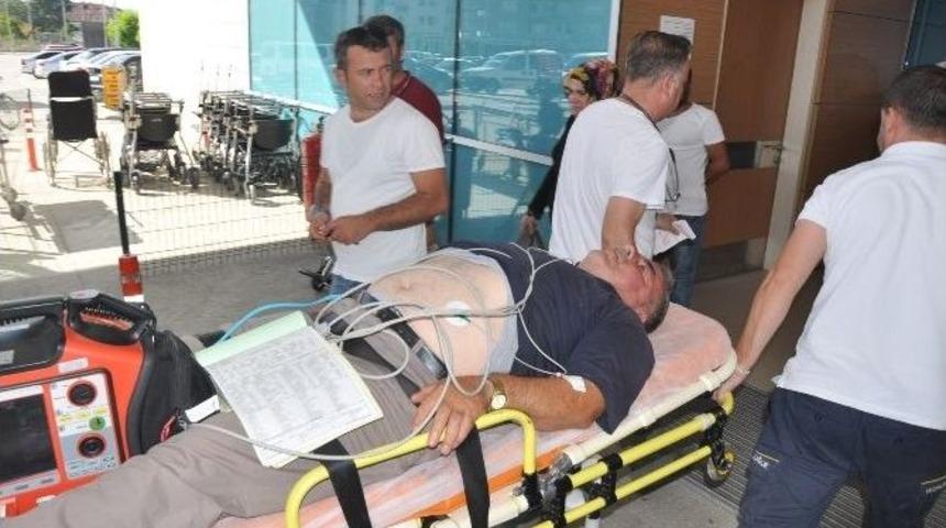 Dorse Enerji Hattını Kopardı, S&uuml;r&uuml;c&uuml; Akıma Kapılarak Ağır Yaralandı