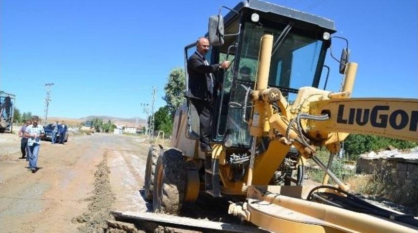 Başkan Gülcüoğlu Sıcak Asfalt Hazırlıklarını İnceledi