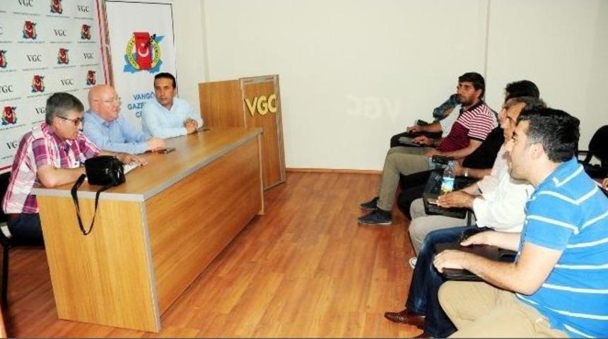 T&uuml;rkiye Gazeteciler Konfederasyonu&rsquo;ndan Vgc&rsquo;ye Ziyaret