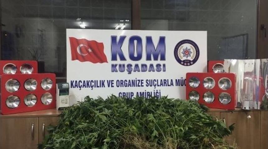 Kuşadası&rsquo;nda Uyuşturucu Operasyonları