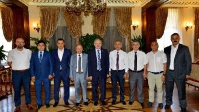 Sendikacılardan Vali Karaloğlu’na Ziyaret