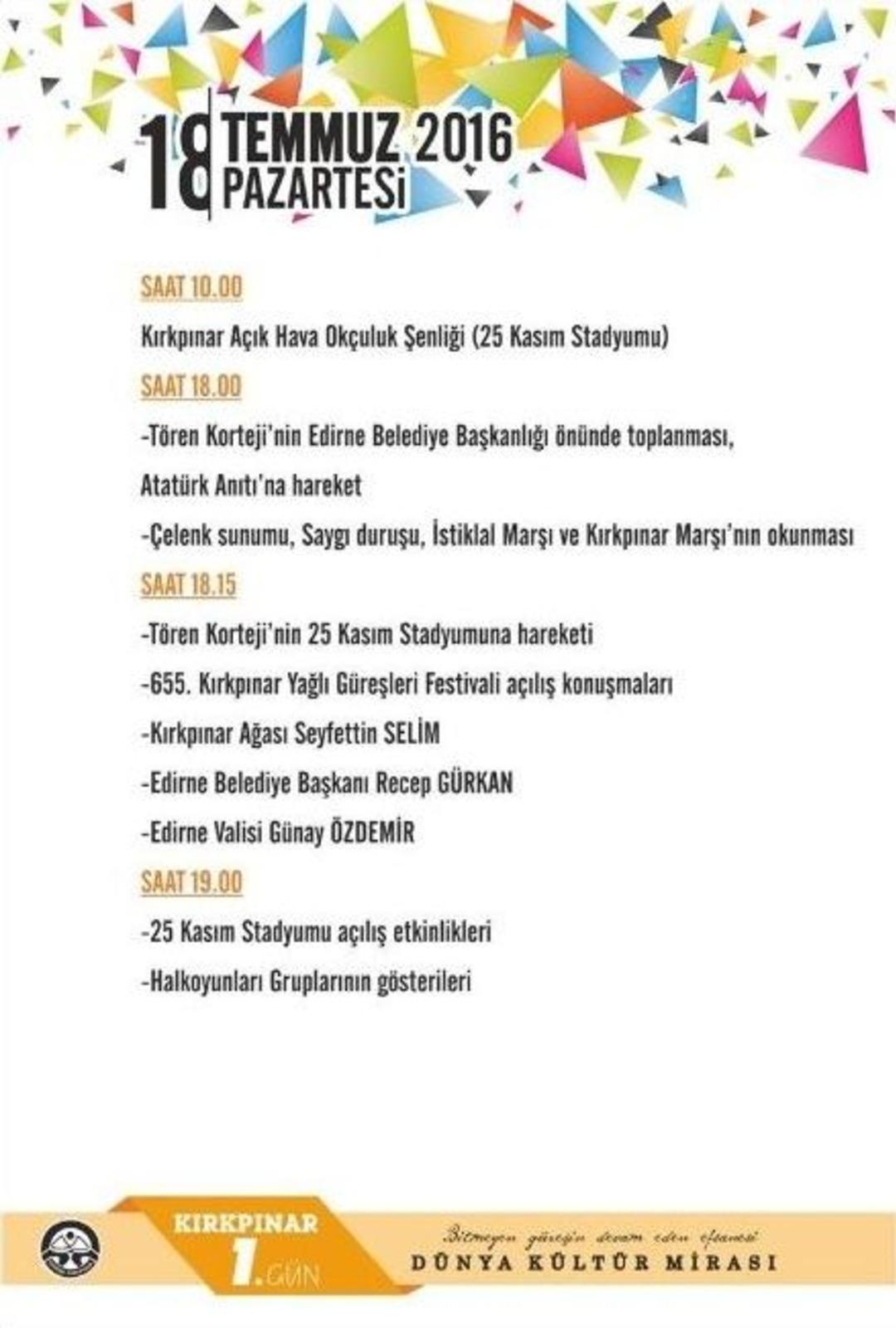 Kırkpınar&rsquo;da Edirne&rsquo;ye &Uuml;nl&uuml; Akını