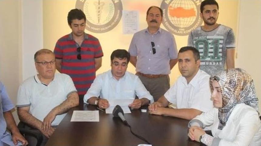 Sağlık-sen Darp Edilen Ambulans Şof&ouml;r&uuml; Olayını Kınadı