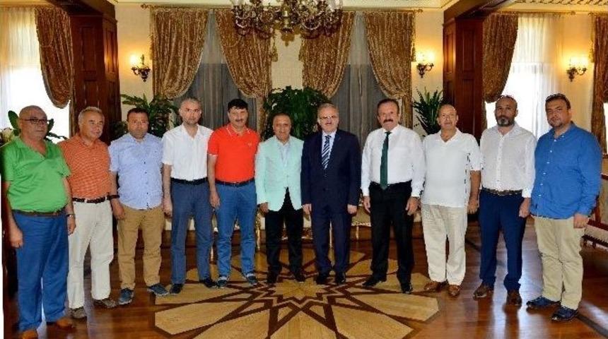 Matso Y&ouml;netimi Vali Karaloğlu&rsquo;nu Makamında Ziyaret Etti