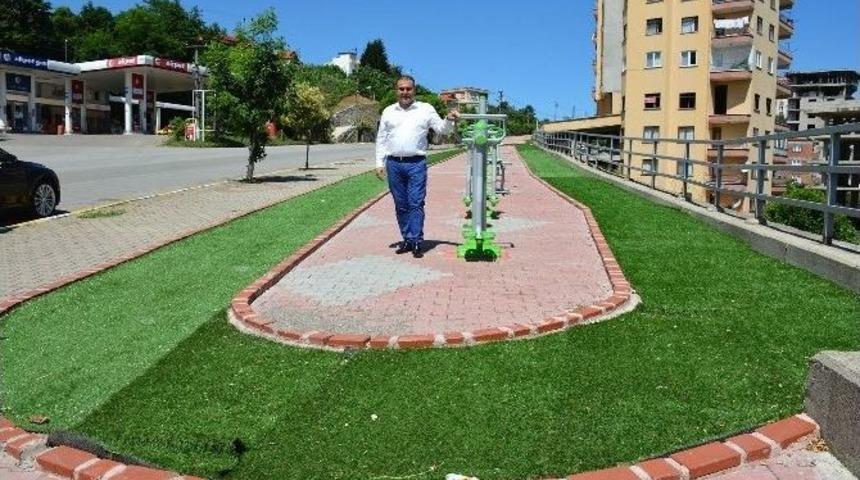 G&ouml;rele Spor Aletleri İle Donatılıyor