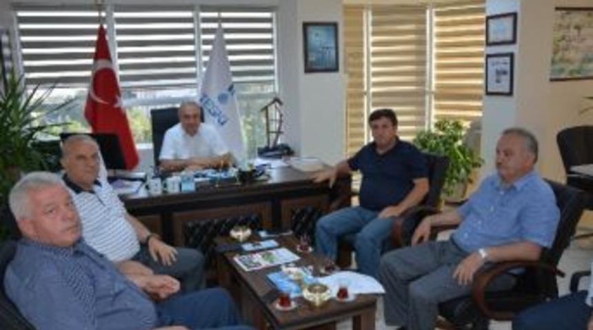 Saray Belediye Başkanı &Ccedil;oban, Teski Genel M&uuml;d&uuml;r Başa&rsquo;yı Ziyaret Etti