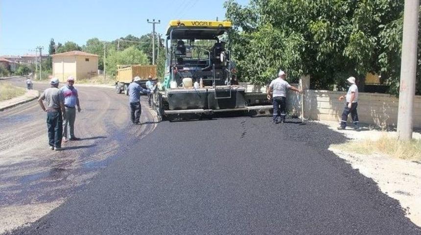 Dinar&rsquo;da Asfalt Serimi Sezonu A&ccedil;ıldı