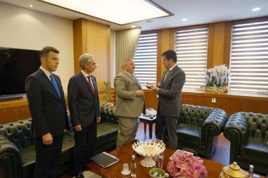 Ekonomi Bakanı Nihat Zeybekci İle G&ouml;r&uuml;şme
