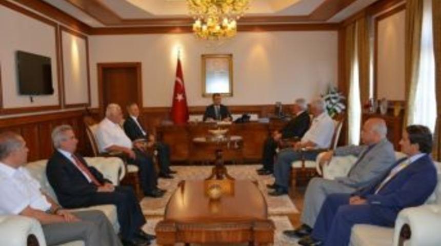 Mev Genel Başkanı İsmet Elg&uuml;l&rsquo;den Vali Toprak&rsquo;a Ziyaret