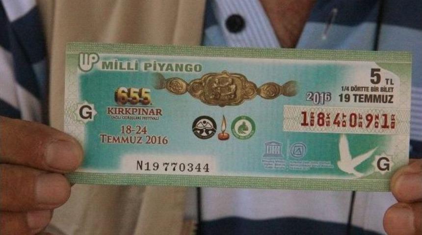 Kırkpınar Teması Mili Piyango Biletlerinde