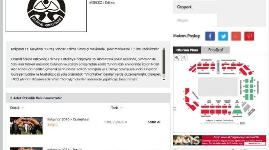 Biletix Edirne&rsquo;de Bilet Satışına Başladı