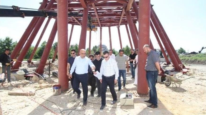 B&uuml;y&uuml;kşehir Genel Sekreteri B&uuml;y&uuml;kakın, Başiskele Belediye Binasını İnceledi