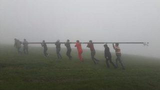 Helikopter Kazasında Şehit Olanların Anısına Akılbaba Dağı’na Bayrak Diktiler