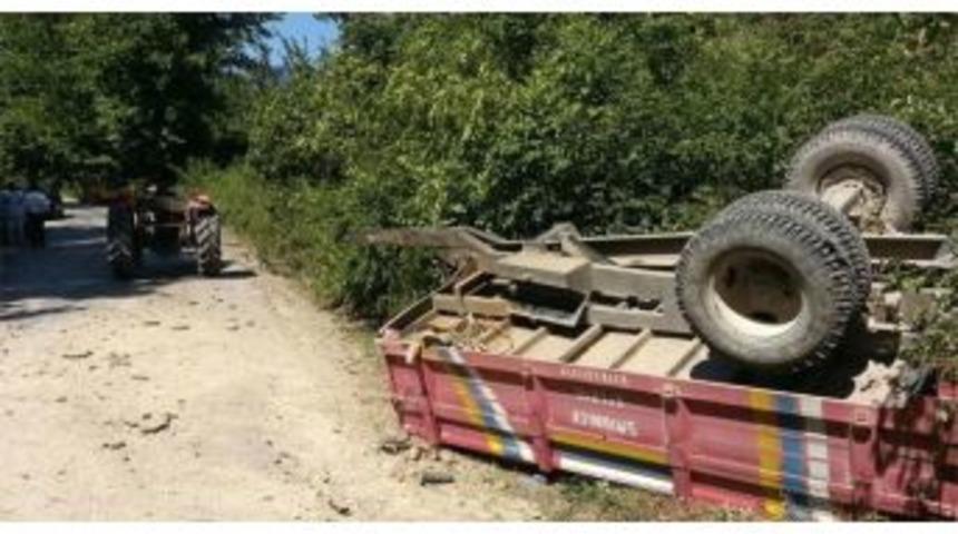 Karacasu&rsquo;da R&ouml;mork Devrildi: 3 Yaralı