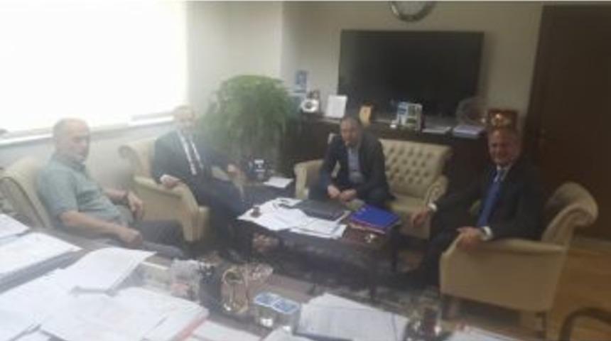 Başkan Keleş Sanayi B&ouml;lgeleri Genel M&uuml;d&uuml;r&uuml; &Ouml;zt&uuml;rk&rsquo;&uuml; Ziyaret Etti