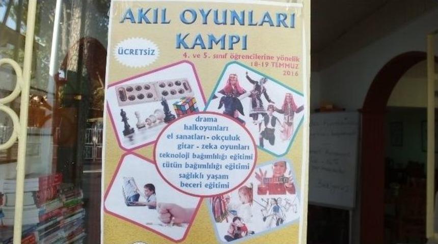 Burhaniye&rsquo;de Akıl Oyunları Kampı