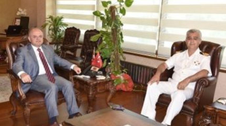 Emekliye Ayrılacak Komutandan Vali &Ccedil;akacak&rsquo;a Veda Ziyareti