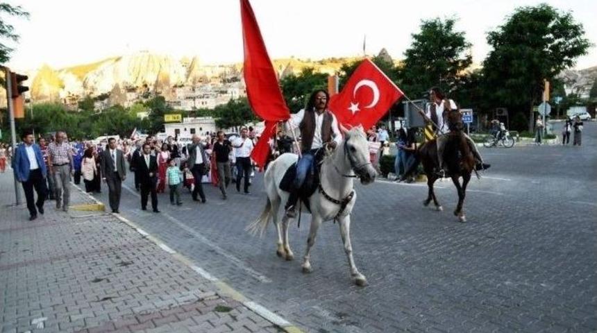G&ouml;reme 3. Uluslararası Halk Oyunları Festivali Başladı