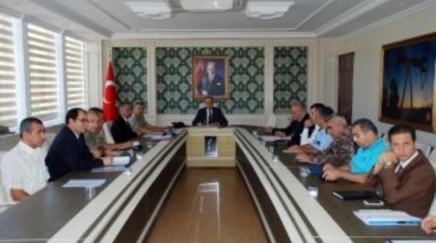 Havalimanı G&uuml;venlik Toplantısı Vali Erin Başkanlığında Yapıldı