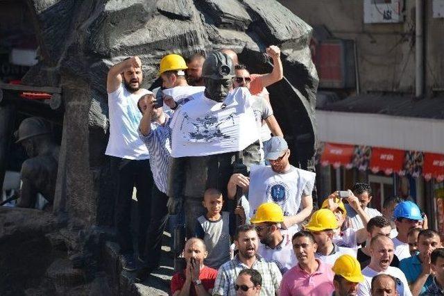 Madencilerden “özelleştirmeye Hayır” Eylemi