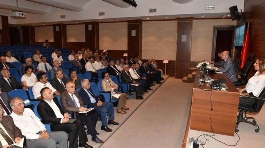 İl Koordinasyon Kurulu, Vali &Ccedil;akacak Başkanlığında Toplandı