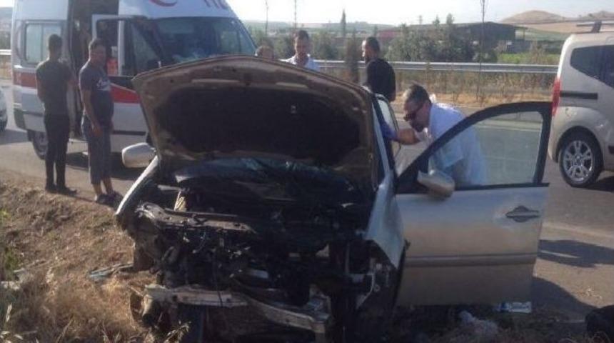 Otomobil Takla Attı: 5 Yaralı