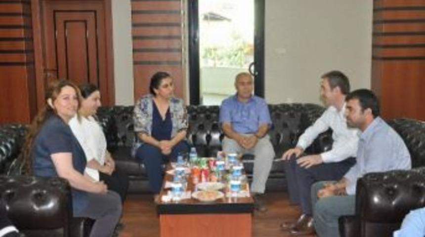 Dbp Eş Genel Başkanı Tuncel, Siirt Belediyesi&rsquo;ni Ziyaret Etti