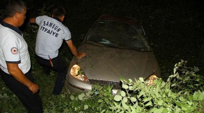 Samsun&rsquo;da Trafik Kazası: 2 Yaralı
