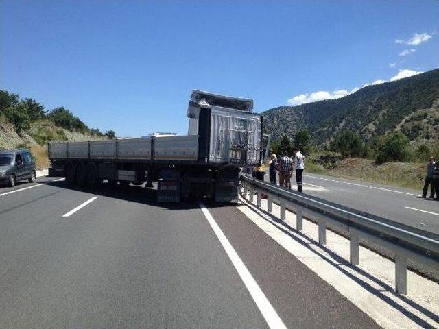 Tosya’da Trafik Kazası: 1 Yaralı