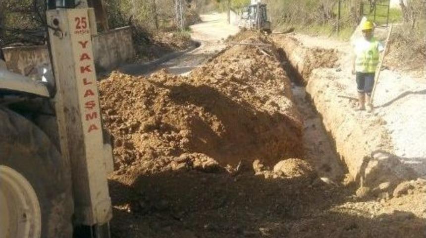 Meski&rsquo;nin İ&ccedil;me Suyu &Ccedil;alışmaları &Ccedil;amlıyayla&rsquo;da Devam Ediyor