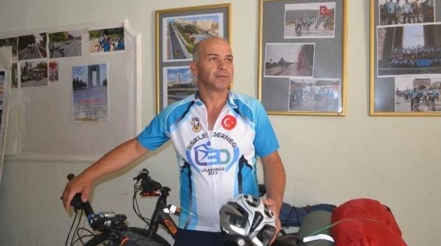 L&uuml;leburgazlı Bisiklet&ccedil;iler Uzun Tura &Ccedil;ıkıyor