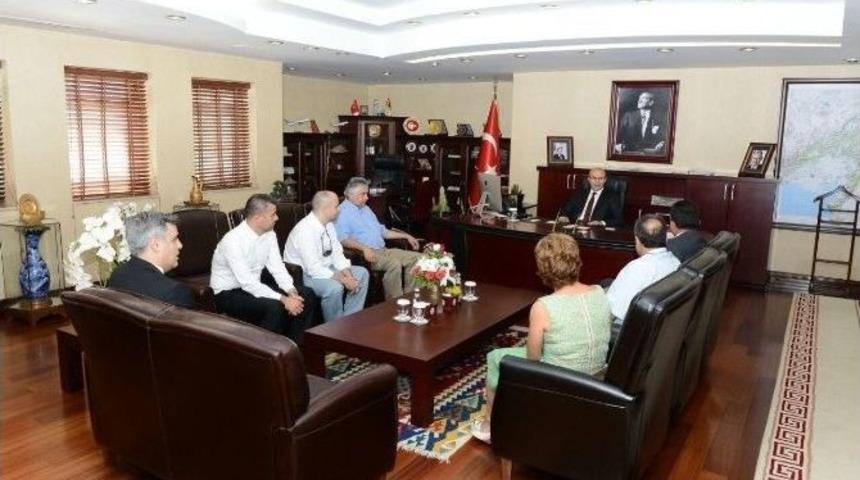 Adana &Ccedil;ift&ccedil;iler Birliği Y&ouml;netimi, Vali Demirtaş&rsquo;ı Ziyaret Etti