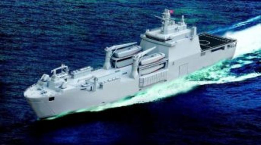 Milli Gemi Sancaktar Denizle Buluşuyor