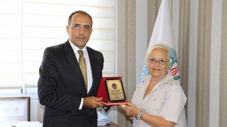 Temşad&rsquo;dan Başkan Erg&uuml;n&rsquo;e Teşekk&uuml;r Plaketi