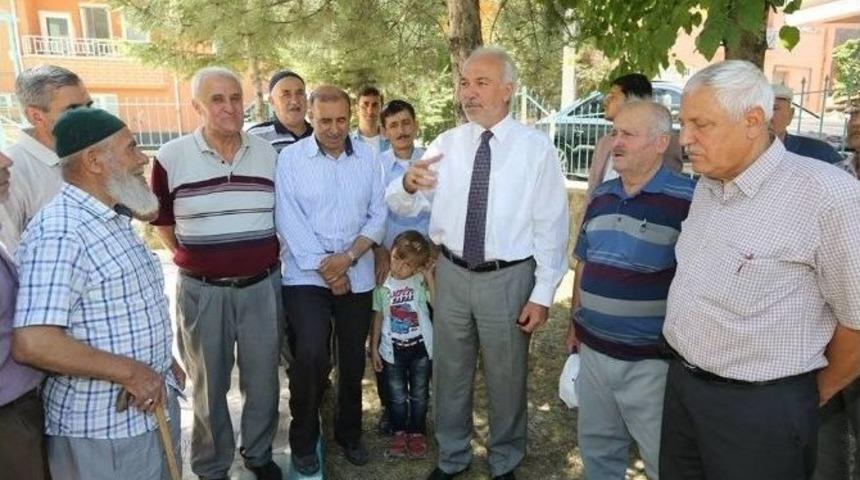 Başkan Kamil Sara&ccedil;oğlu, Yenidoğan Mahallesi Sakinleriyle Buluştu