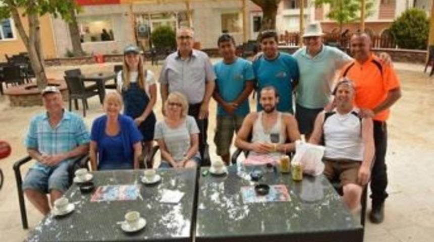 İngiliz Kafileyi Başkan Arslan Karşıladı