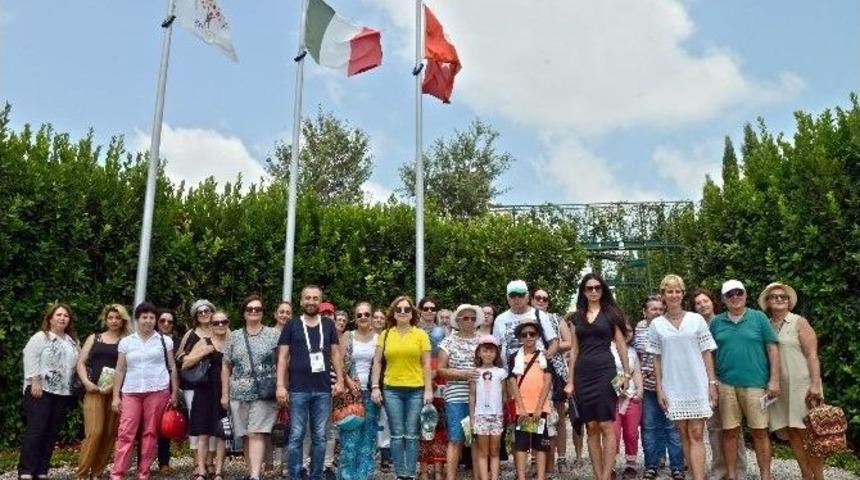 İtalyan Bah&ccedil;esi, Asmek Kursiyerlerini Ağırladı