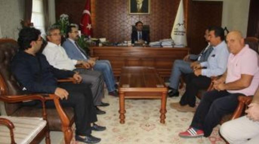 Askf Y&ouml;neticileri Vali Aktaş&rsquo;ı Ziyaret Etti