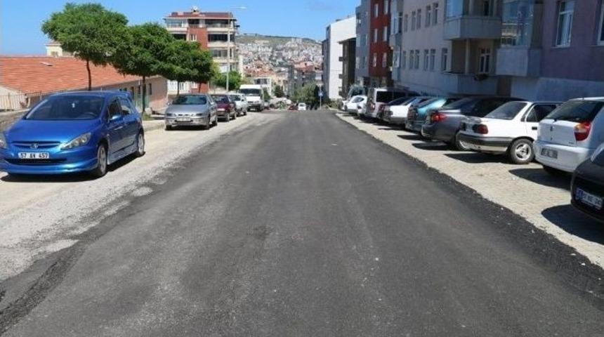 Sinop&rsquo;ta Asfalt &Ccedil;alışmaları