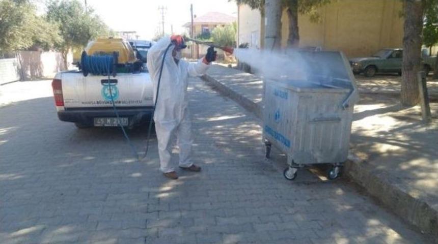 Alaşehir&rsquo;de İla&ccedil;lama &Ccedil;alışmaları Devam Ediyor