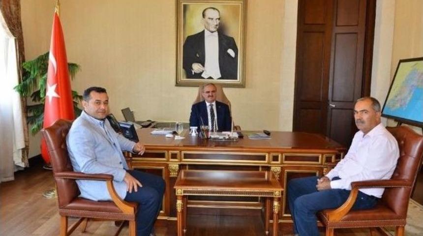 Başkan Y&uuml;cel&rsquo;den Vali Karaloğlu&rsquo;na Ziyaret