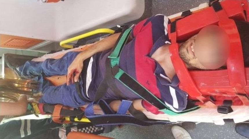 Pkk Adına Hara&ccedil; İsteyen Şahsı, Kendi Silahıyla Yaraladı