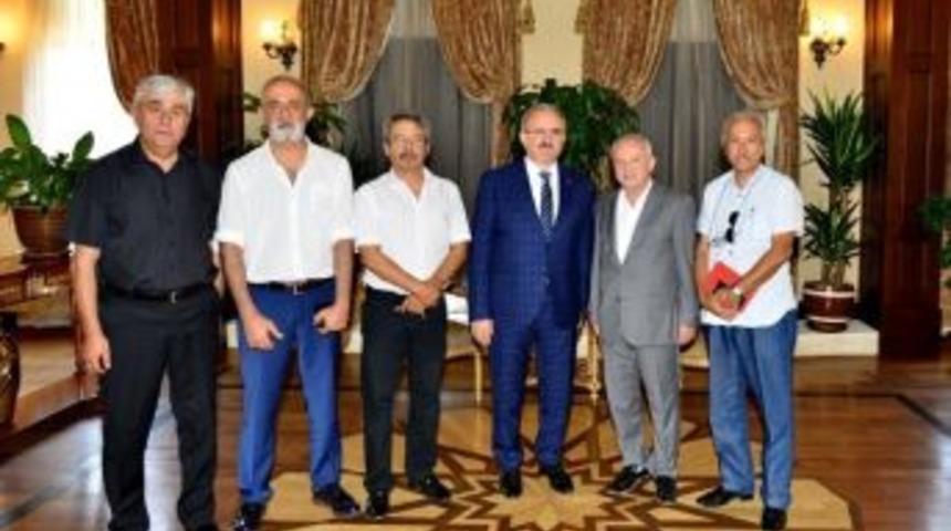 Tsyd Antalya Şubesi&rsquo;nden Vali Karaloğlu&rsquo;na Ziyaret Etti