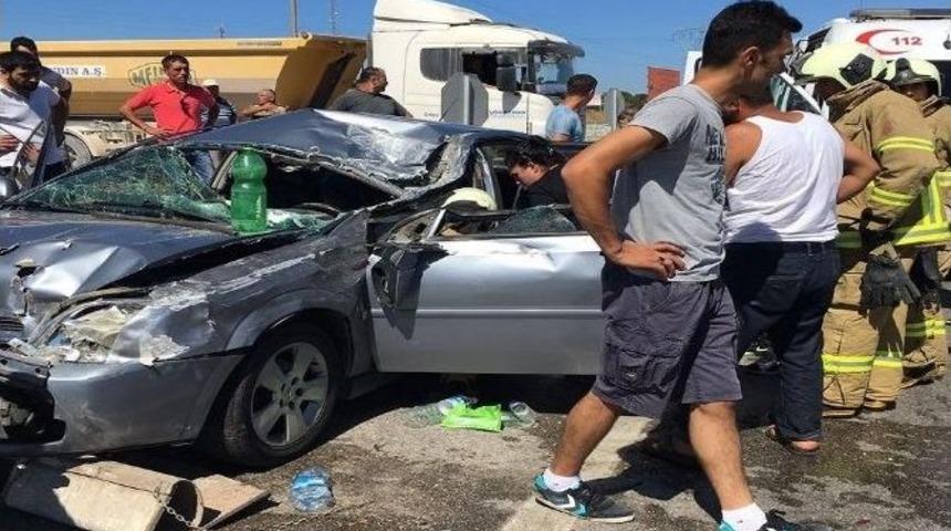 Kamyon Otomobili Bi&ccedil;ti: 1 Yaralı